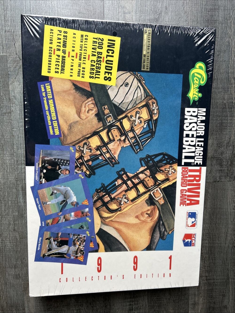 NEW/SEALED- 1991 Classic Major League Baseball Trivia Board Game- 200 Card Set